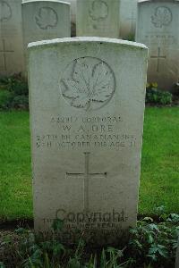 Canada Cemetery Tilloy Les Cambrai - Ore, W A